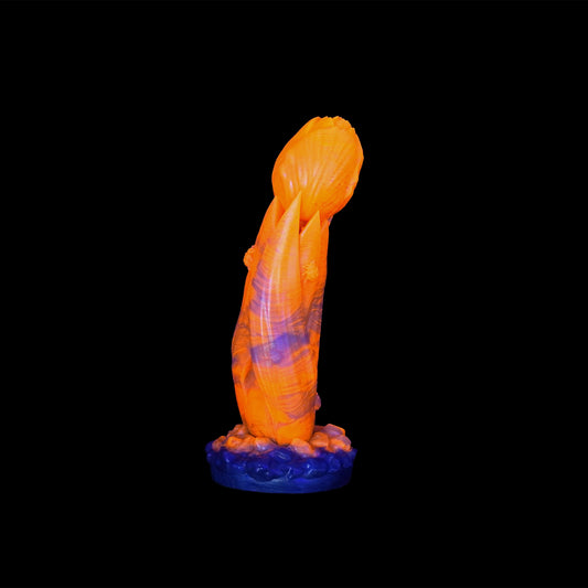 Premade Mini Tessa the Tulip Dildo - Medium - Suction Cup (UV)
