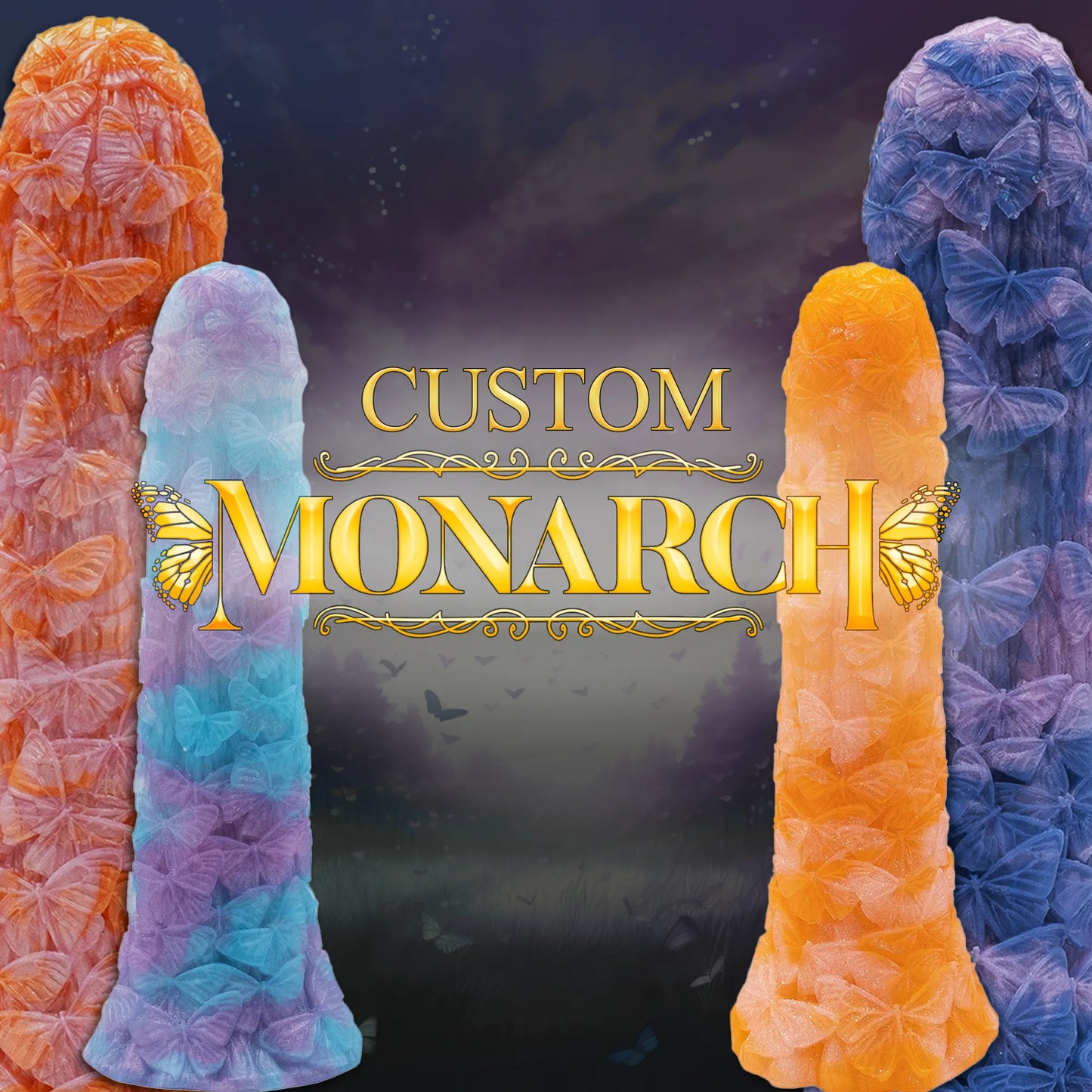 Monarch Butterfly Custom Dildo