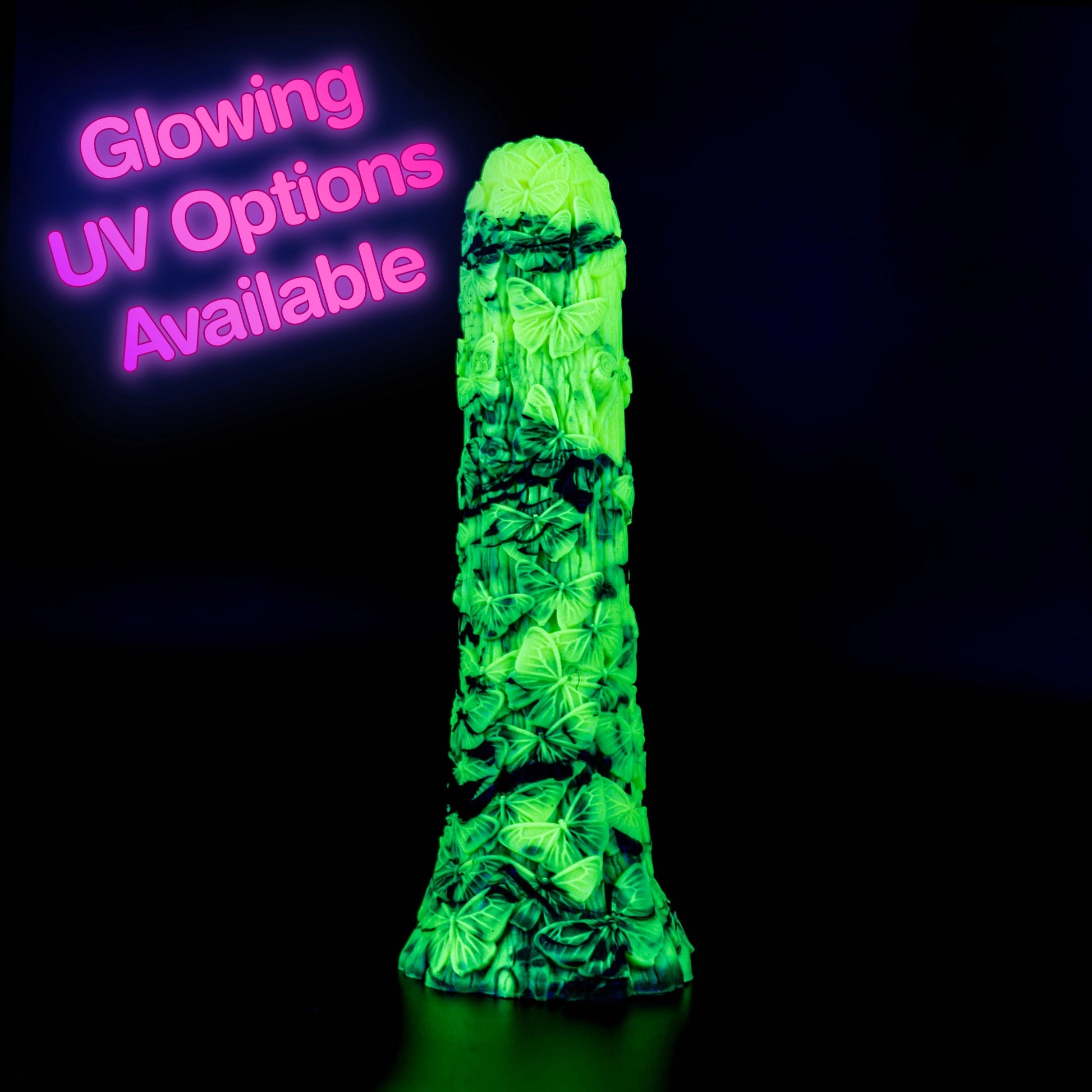Monarch Butterfly Dildo uv glow in the dark