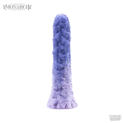 Monarch Butterfly Dildo blue lilac fade
