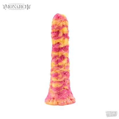 Monarch Butterfly Dildo yellow pink marble
