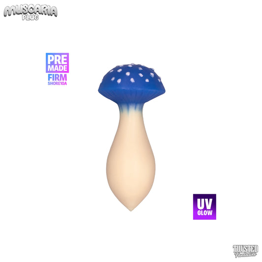 Premade Muscaria the Mushroom Butt Plug - Firm (UV)