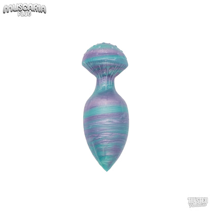 Muscaria Mushroom Anal Plug Celeste and Lilac