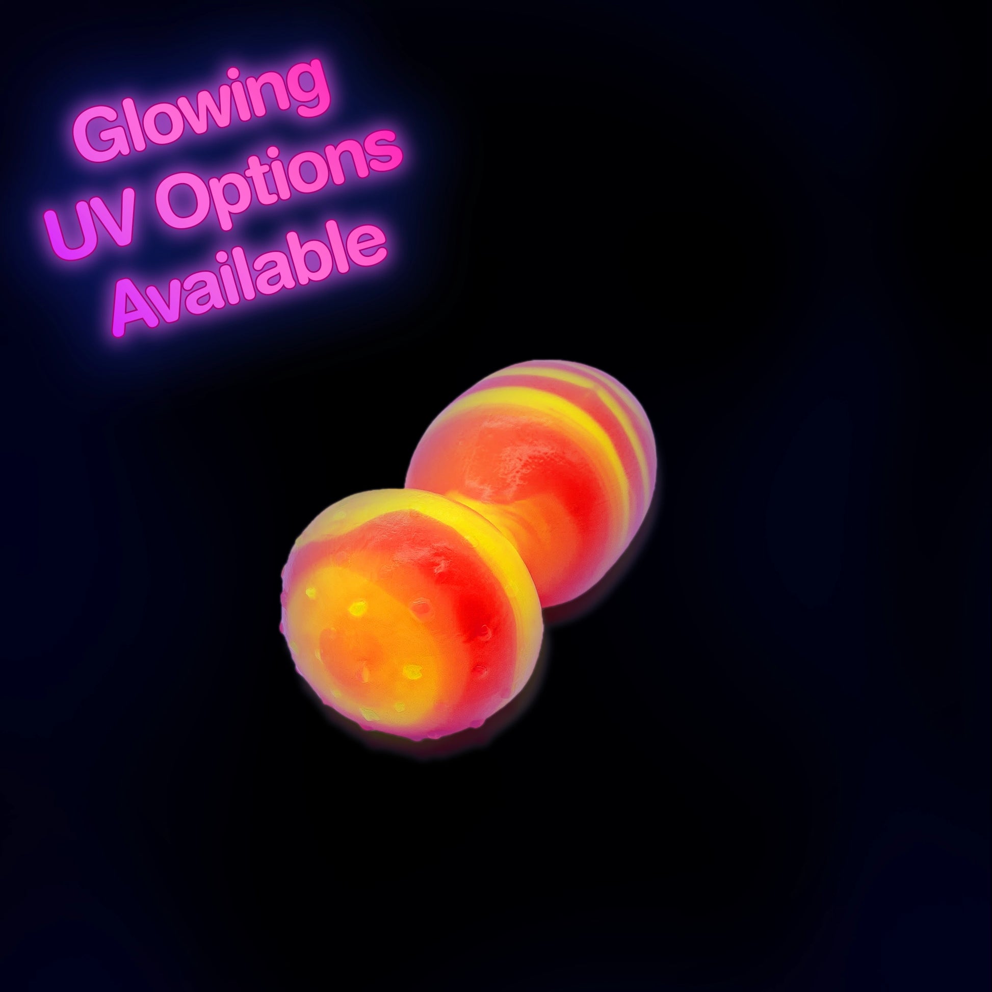 Muscaria Mushroom Anal Plug UV Black Light