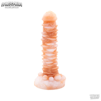 Muscaria Unique Mushroom Dildo copper white marble