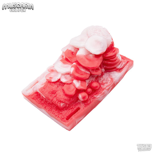 Muscaria Mushroom Humping Saddle red white marble