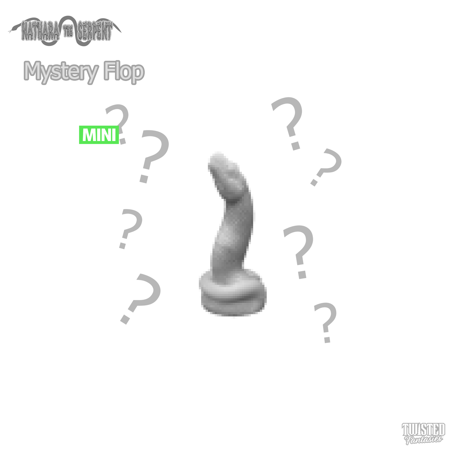 FLOP Mini Nathara the Serpent Dildo - Med - Standard Base