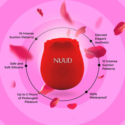 NUUD Rose Sucking Vibrator Twisted Fantasies