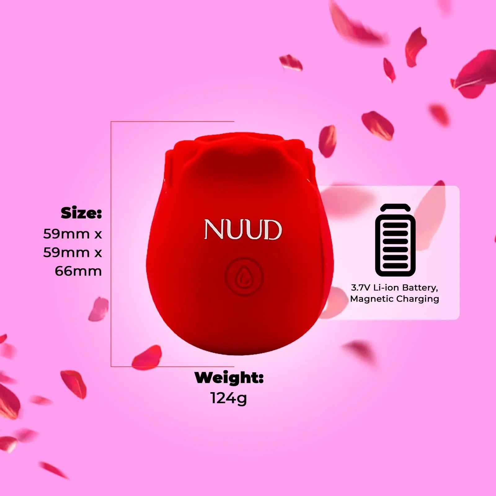NUUD Rose Sucking Vibrator Twisted Fantasies