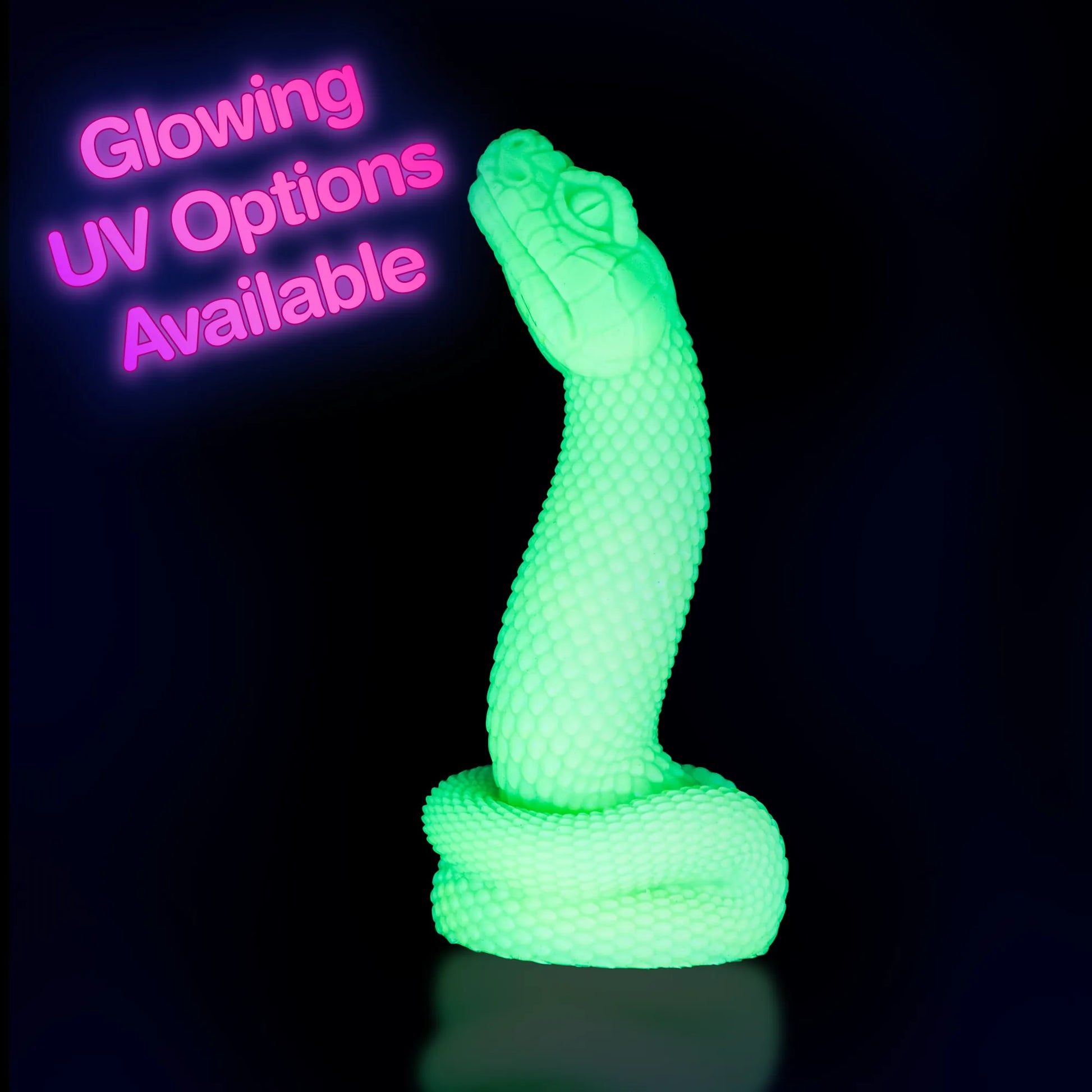 Nathara Snake Dildo uv glow in the dark