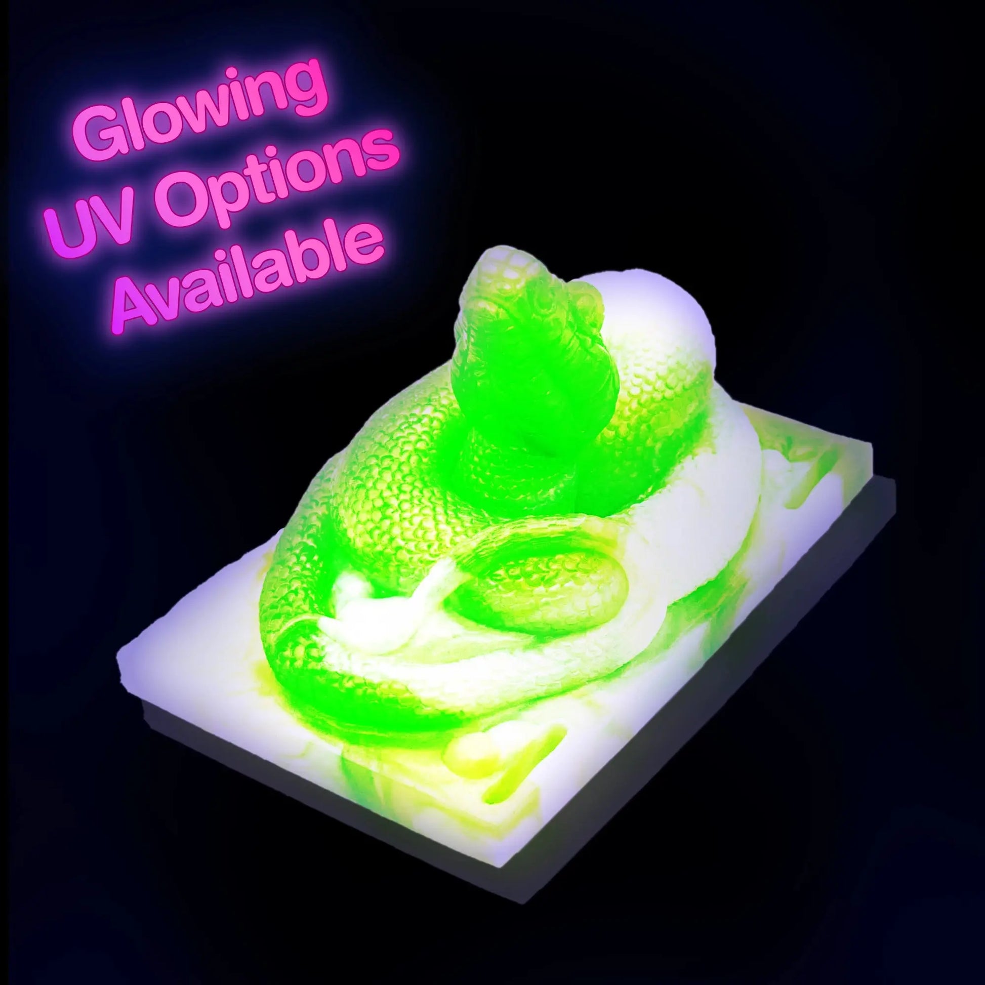 Nathara Snake Riding Sex Toy UV Glow in the Dark