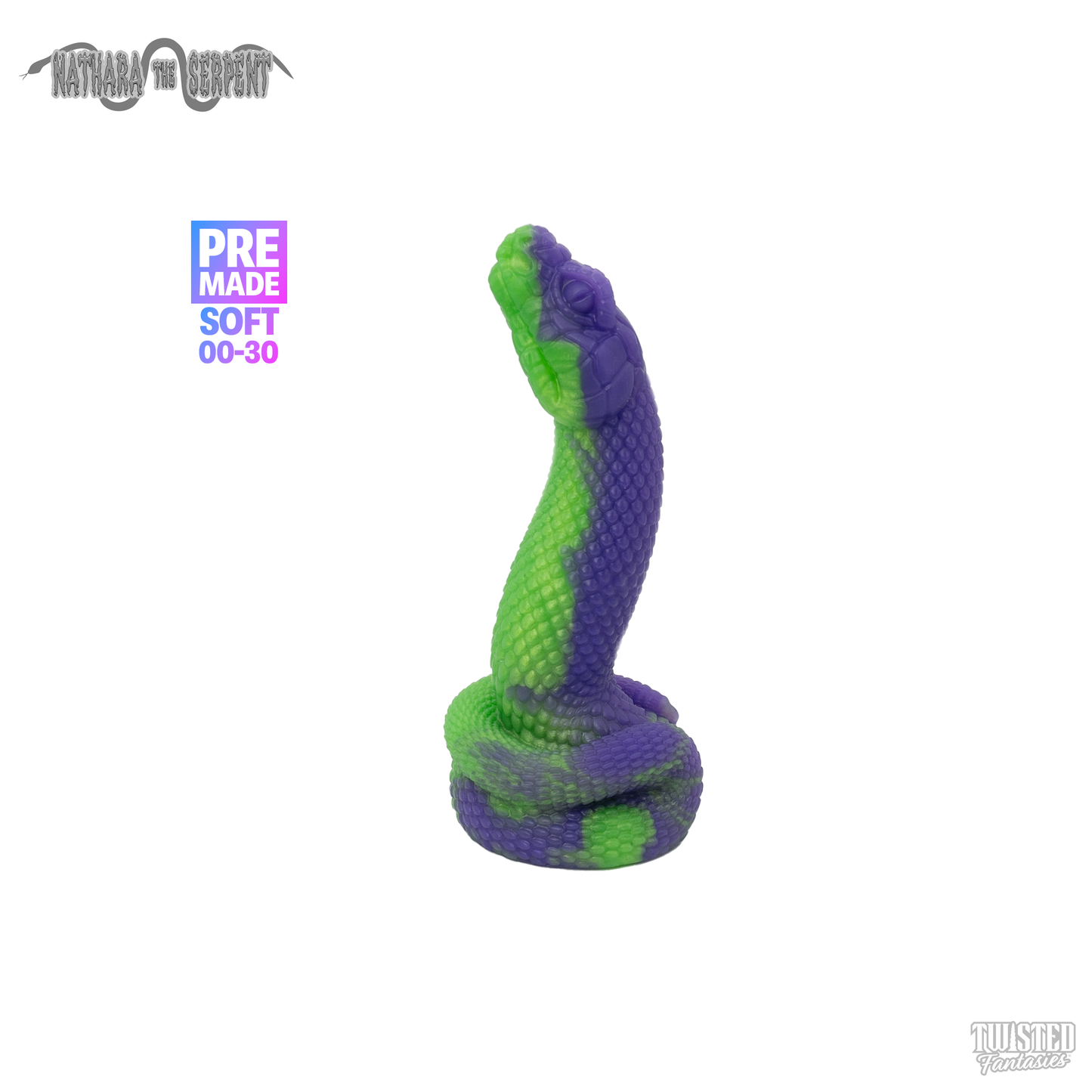 Premade Nathara the Serpent Dildo - Soft - Suction Cup