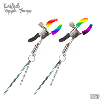 Twisted Adjustable Nipple Clamps