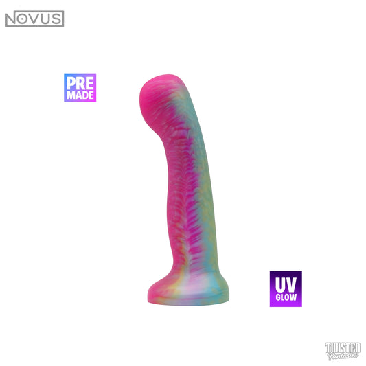 Premade Novus the Novice Dildo - Medium - Suction Cup (UV)