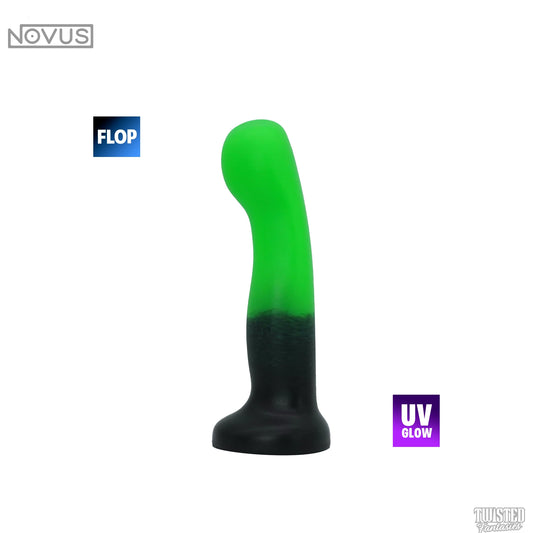 Flop Novus the Novice Dildo - Medium - Suction Cup (UV)