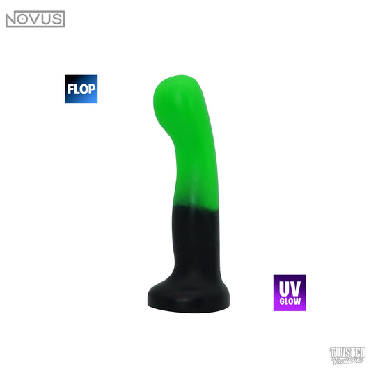 Flop Novus the Novice Dildo - Medium - Suction Cup (UV)