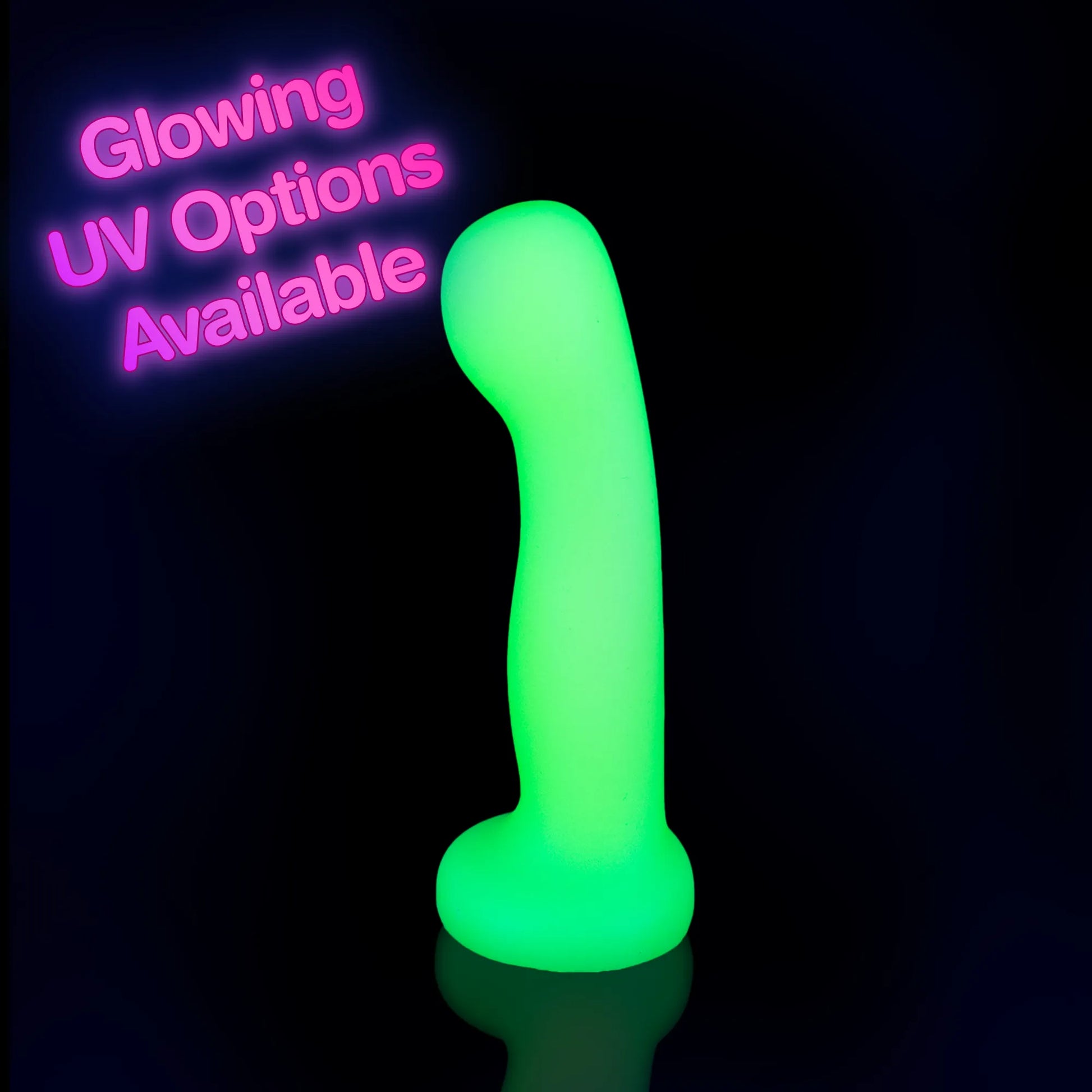 Novus smooth Dildo uv glow in the dark