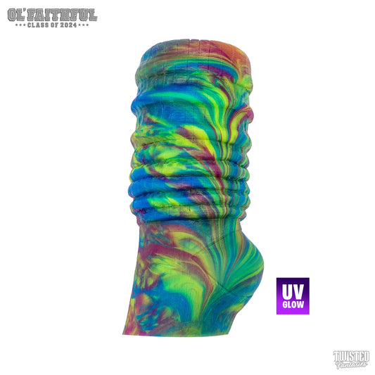 Ol' Faithful Sock Male Masterbater uv blue, uv yellow, and uv pink