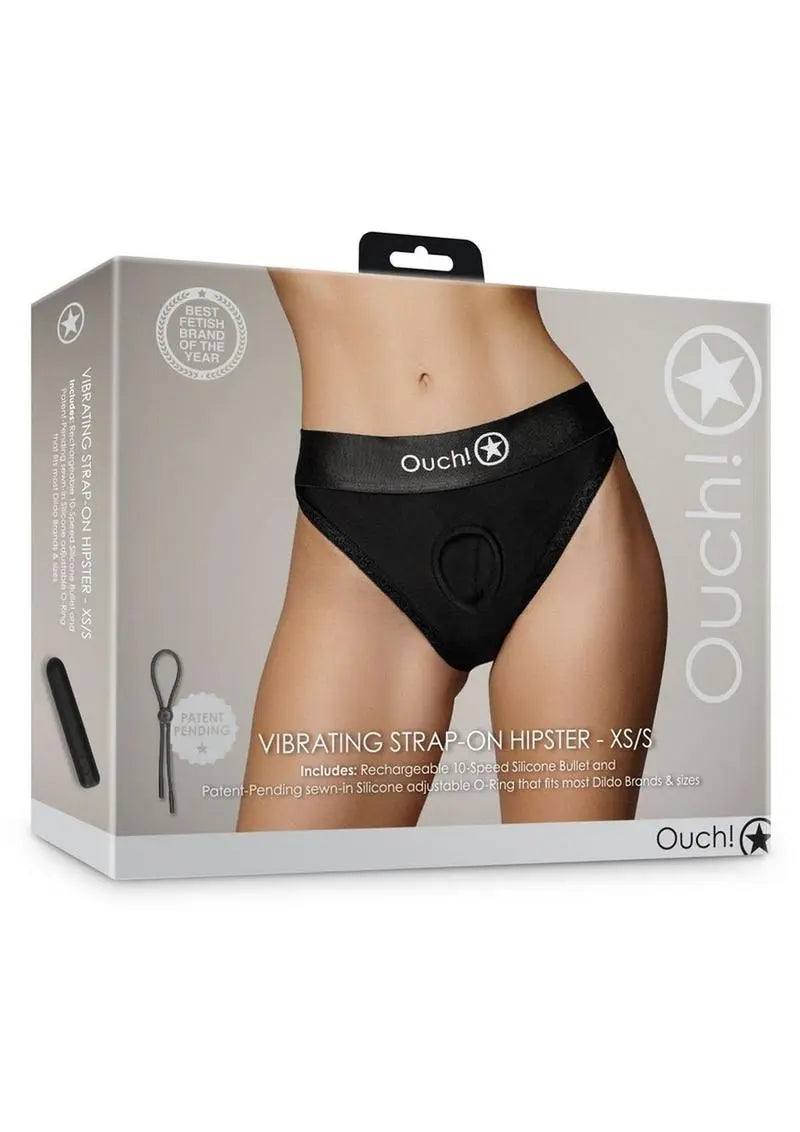Ouch! Vibrating Rechargeable Strap-On Hipster Shop Erotic