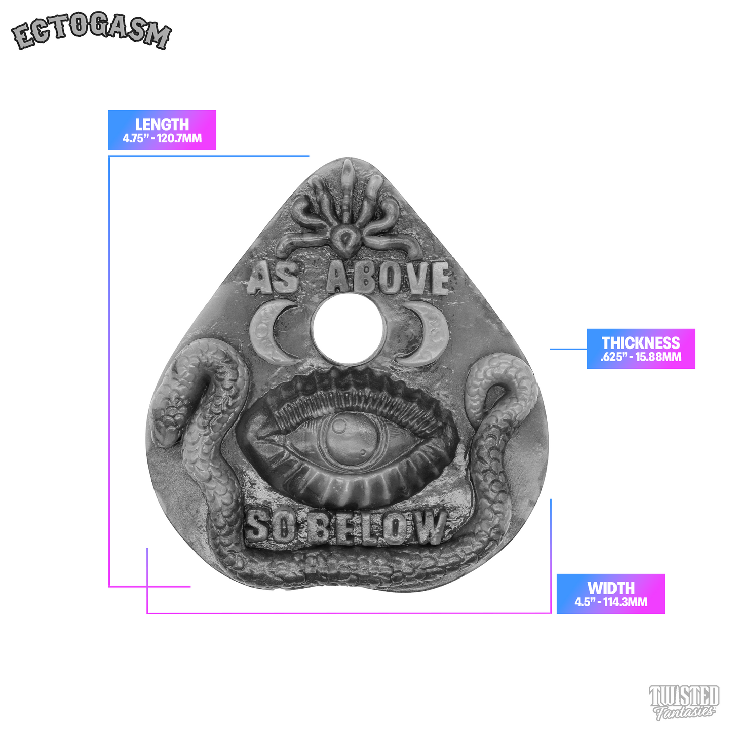 Custom Ectogasm Planchette Handheld Grinder