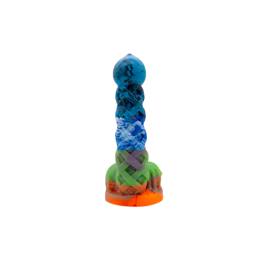 Premade Peach Pie A La Mode Dildo - Medium - Suction Cup