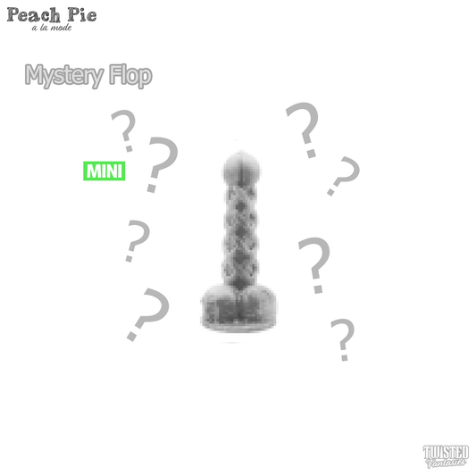 FLOP Mini Peach Pie A La Mode Dildo - Med - Standard Base