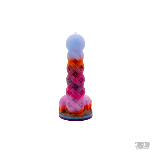 Premade Peach Pie A La Mode Dildo- Medium - Standard Base