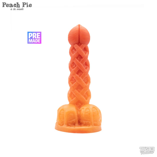 Premade Peach Pie A La Mode Dildo - Medium - Suction Cup