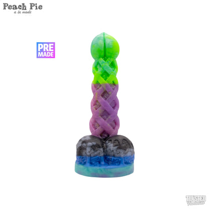 Premade Peach Pie A La Mode Dildo - Medium - Suction Cup