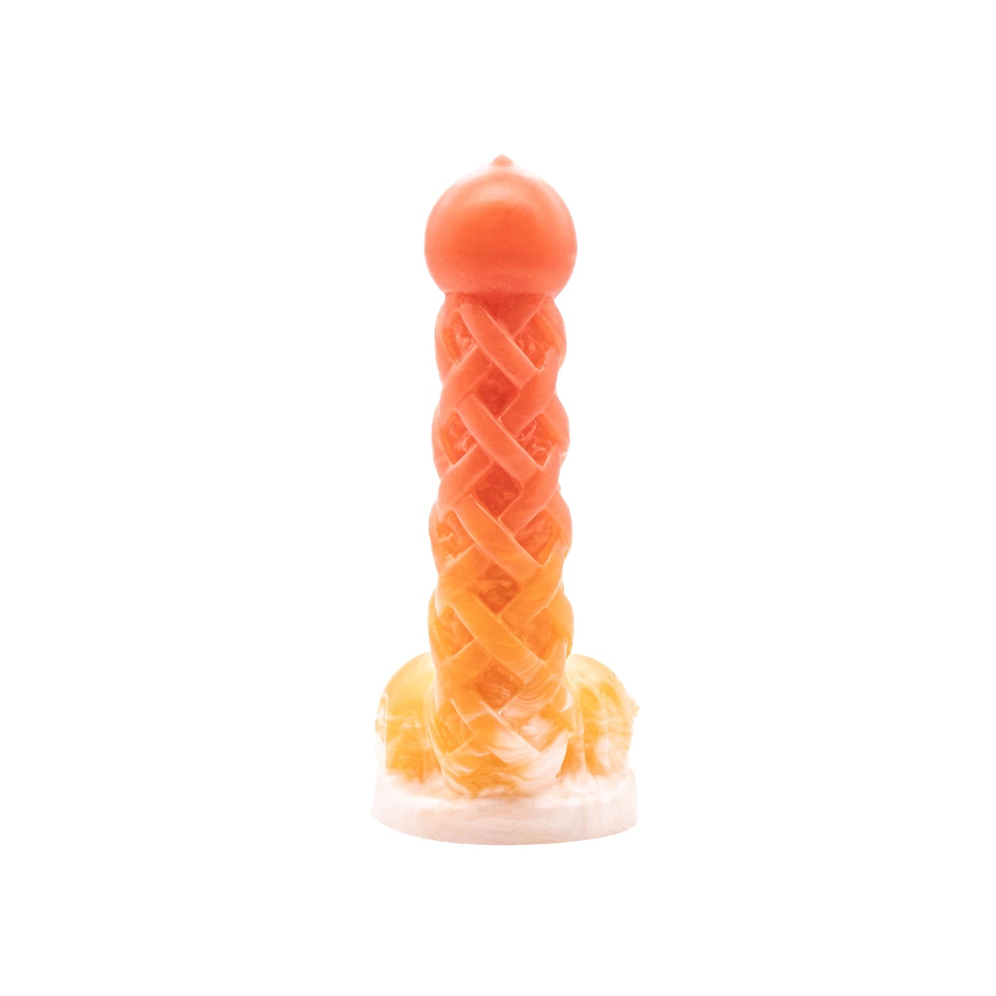 Premade Peach Pie A La Mode Dildo - Medium - Suction Cup