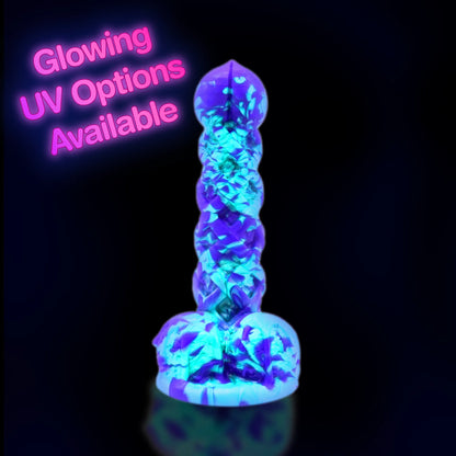Peach Pie Icecream Dildo uv glow in the dark