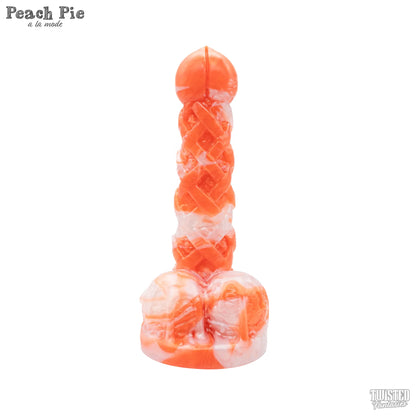 Peach Pie Icecream Dildo coral rose white marble