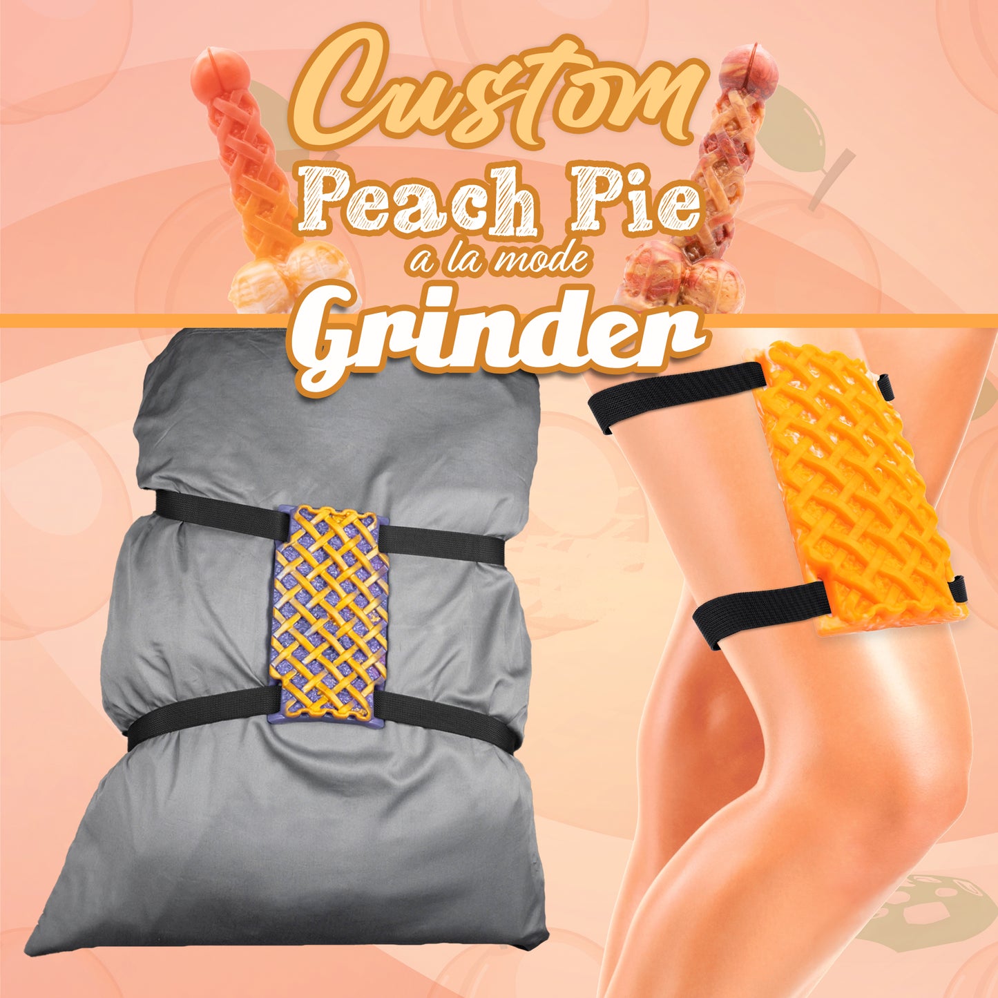 Custom Peach Pie A La Mode Grinder