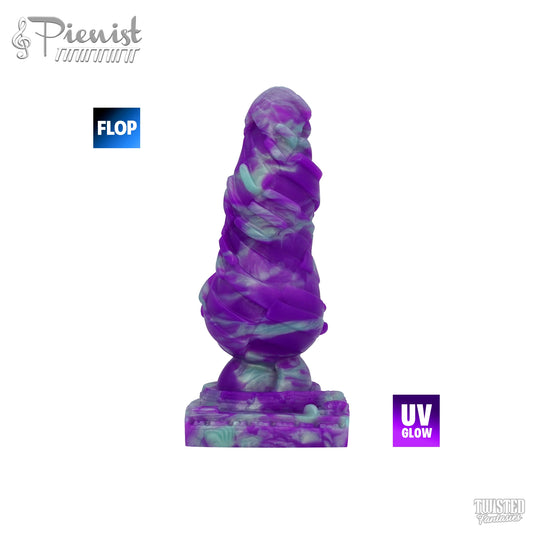 Flop Pienist the Piano Dildo - Medium - Suction Cup (UV)