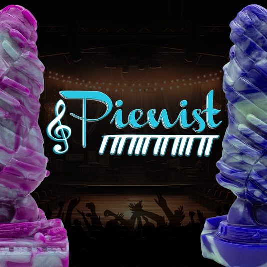 The Pienist is a piano-shaped thick dildo.&nbsp;

Inspired by the size of a grand piano, this thick dildo was designed to play your body like a finely tuned instrument. With its thick rounded tip, adorned by varying textures and grooves, The Penist gradually widens as you work your way down its gently knotted shaft.