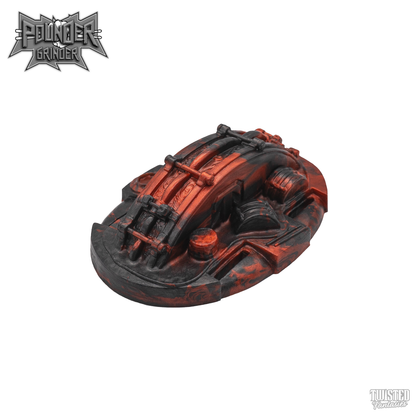 Pounder Drums Humping Sex Toy Black Red Marble