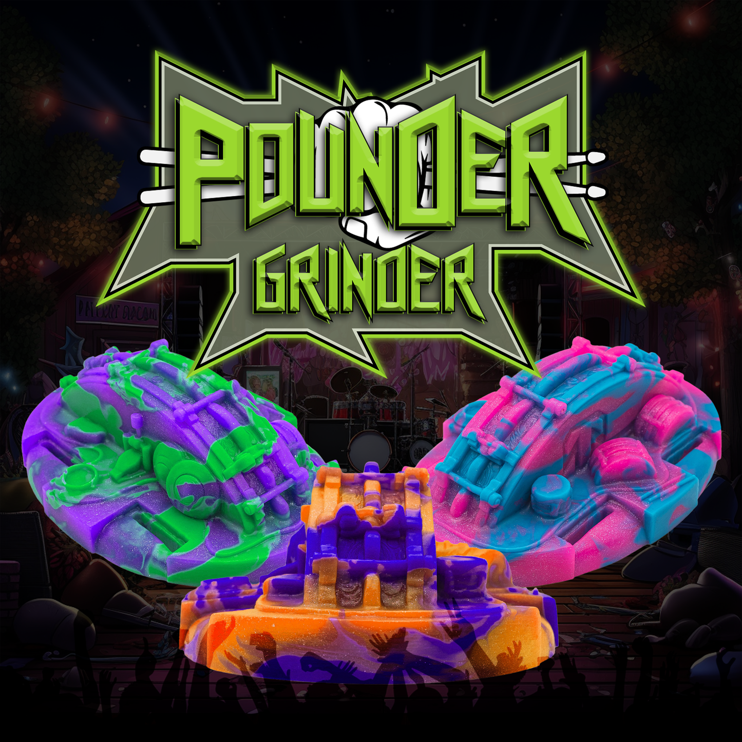 The Pounder  is a drum head-shaped grinder sex toy, designed for you humping and grinding pleasures. Featuring a thick, rounded curvature to form to the natural shape of your lips. This grinder toy is adorned with textures. 