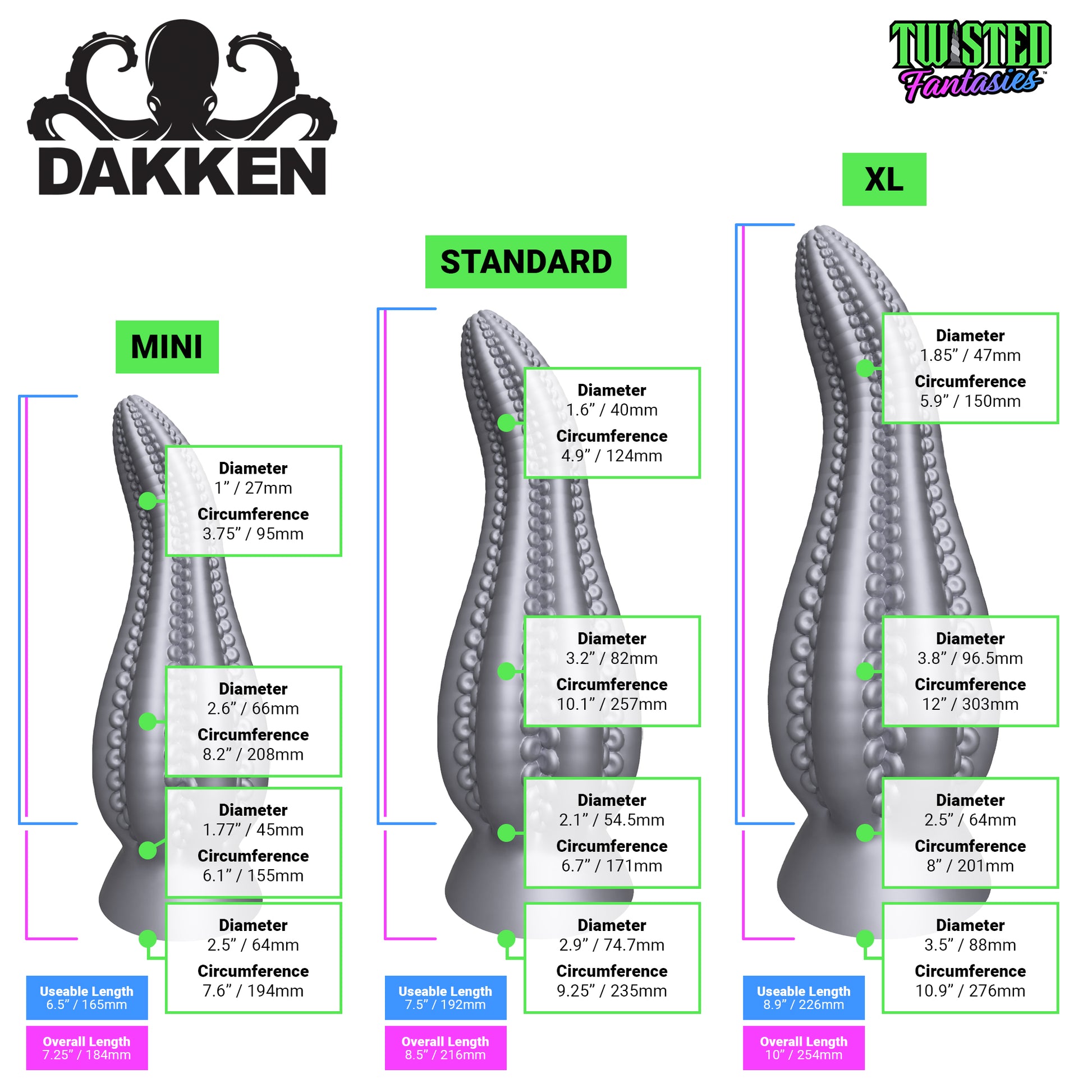 Premade Ready to Ship-Dildo-Twisted Fantasies