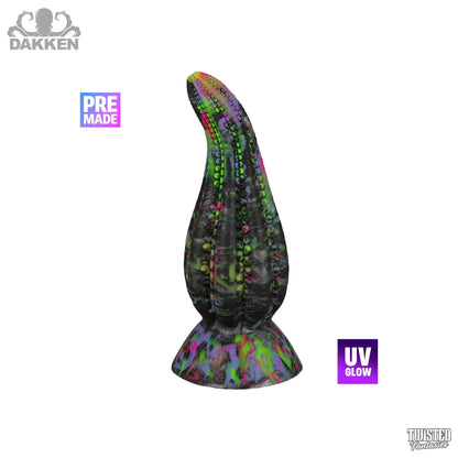 Premade DAKKEN the Tentacle Dildo - Medium - Suction Cup (UV) Twisted Fantasies