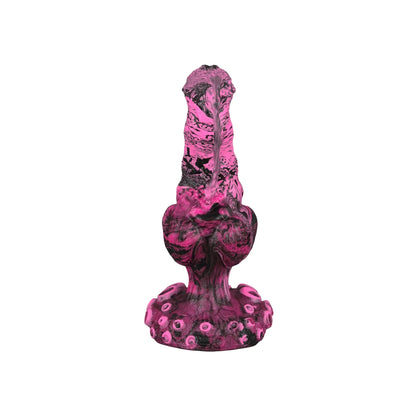 Premade DOMINUS the Knotted Demon Dildo - Medium - Suction Cup (UV) Twisted Fantasies