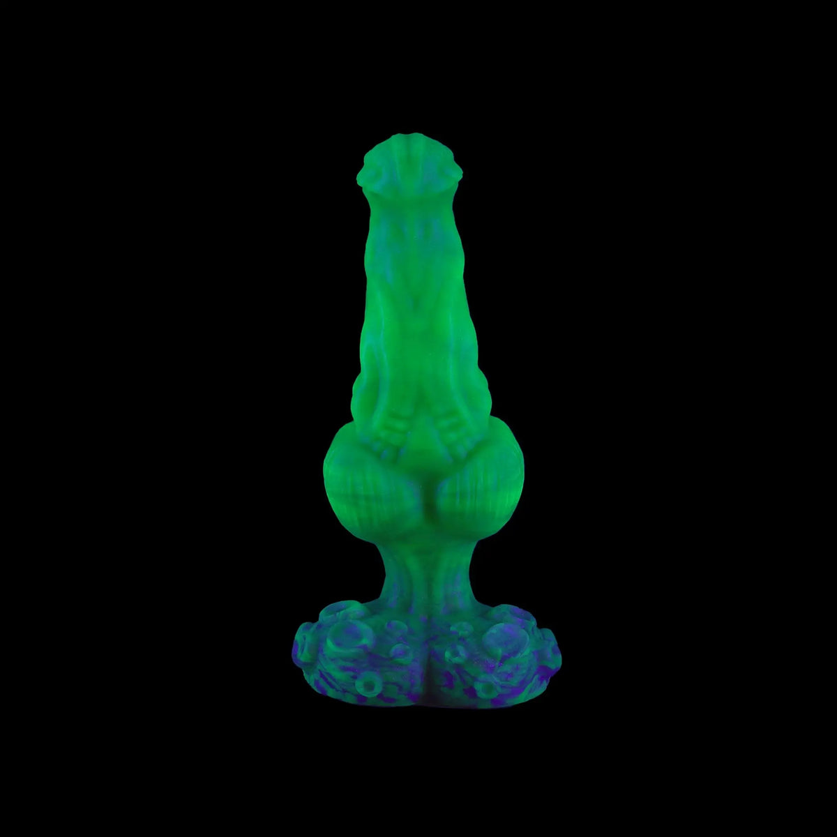 Premade DOMINUS the Knotted Demon Dildo - Medium - Suction Cup (UV) Twisted Fantasies