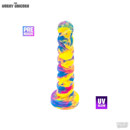 Premade Horny the Unicorn Dildo - Medium - Suction Cup Base Twisted Fantasies