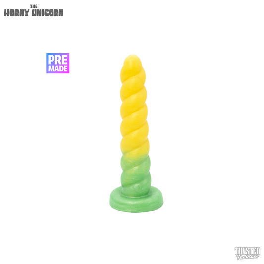 Premade Horny the Unicorn Dildo - Medium - Suction Cup