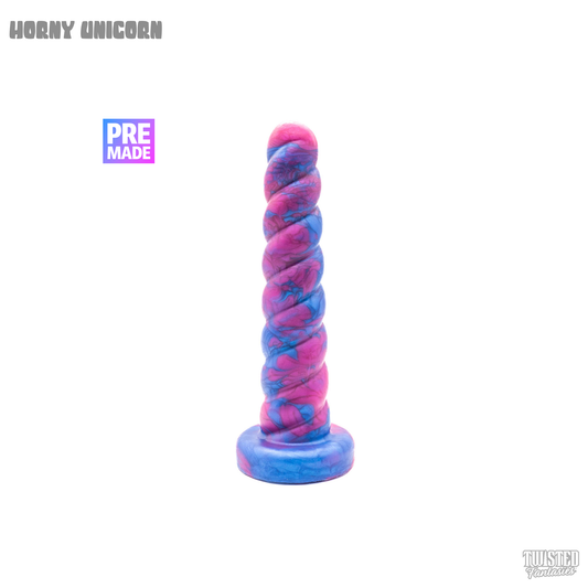 Premade Horny the Unicorn Dildo - Medium - Suction Cup