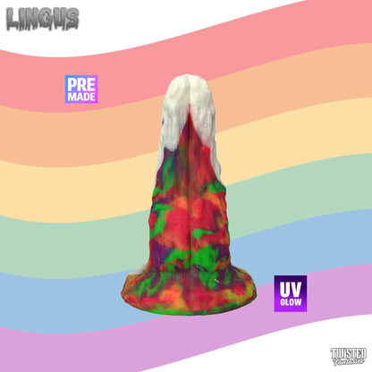Premade LINGUS the Tongue Dildo - Medium - Suction Cup (UV) Twisted Fantasies