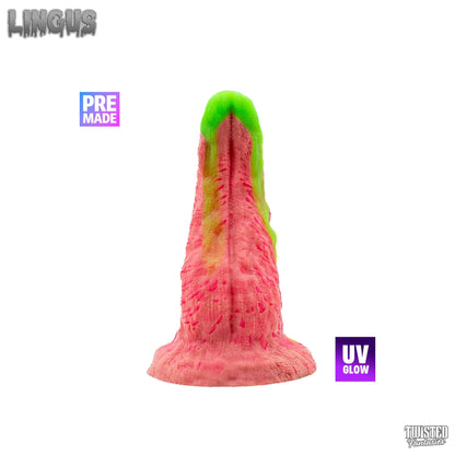 Premade LINGUS the Tongue Dildo - Medium - Suction Cup (UV) Twisted Fantasies