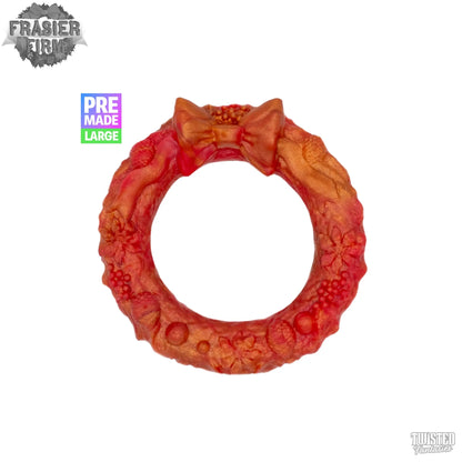 Premade Large Frasier Firm the Christmas Wreath Cock Ring - medium Twisted Fantasies