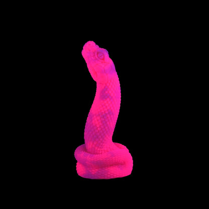 Premade Mini Nathara the Snake Dildo - Soft - Suction Cup (UV) Twisted Fantasies