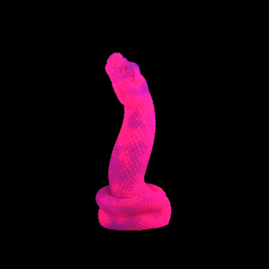 Premade Mini Nathara the Snake Dildo - Soft - Suction Cup (UV) Twisted Fantasies