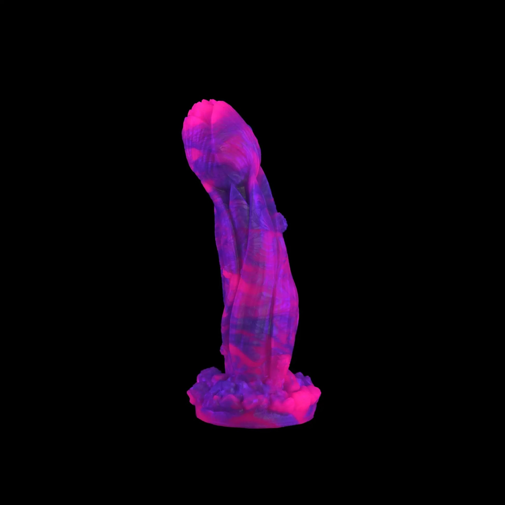 Premade Mini Tessa the Tulip Dildo - Medium - Suction Cup (UV) Twisted Fantasies